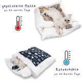 ITAPO SNOOZI - gemütliches Katzenbett für sicheren Schlaf